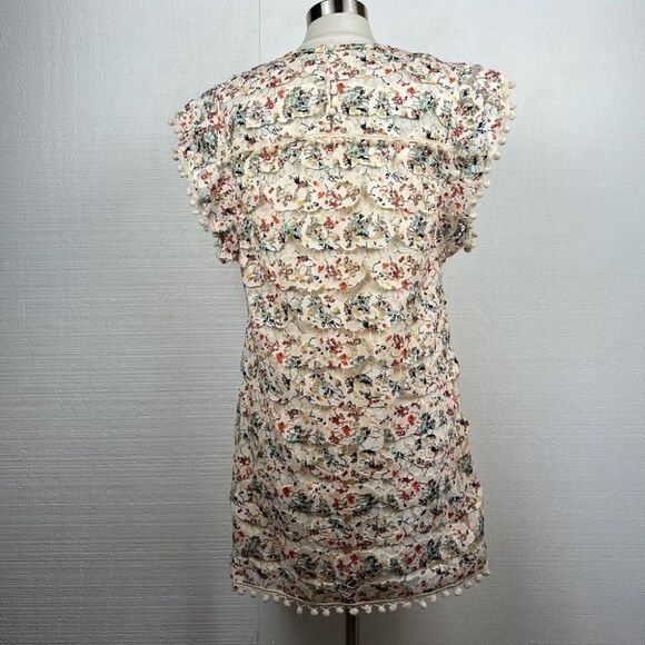 Tularosa Elba Dress L Womens $178 Rainbow Mini Cocktail Sleeveless Polyester - Picture 6 of 11